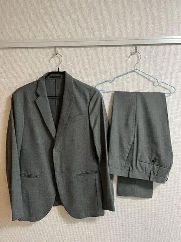 유니클로 감동 수트 셋업 울라이크 그레이