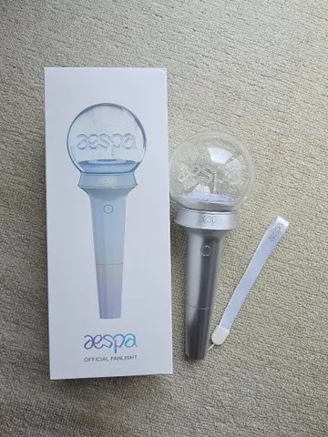 aespa 공식 응원봉 실버/클리어