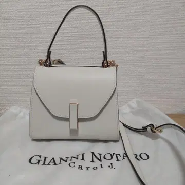 GIANNI NOTARO 화이트 숄더백 토트백