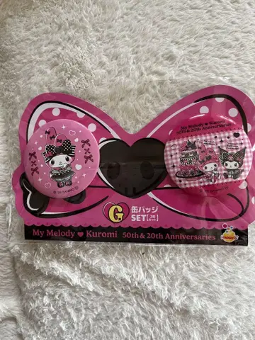My Melody & Kuromi 캔뱃지 세트 G상