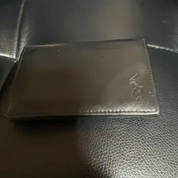 폴로 블랙 명함지갑