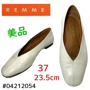 REMME V 컷 플랫 펌프스 37 23.5cm