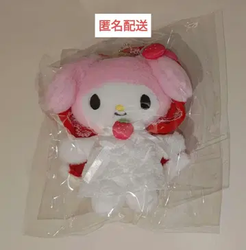 마이멜로디 딸기 프린세스 봉제 인형 마스코트 무니구루미 딸기 신문