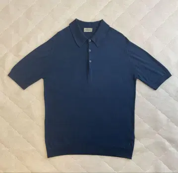 JOHN SMEDLEY 피케 셔츠 인디고 컬러 M