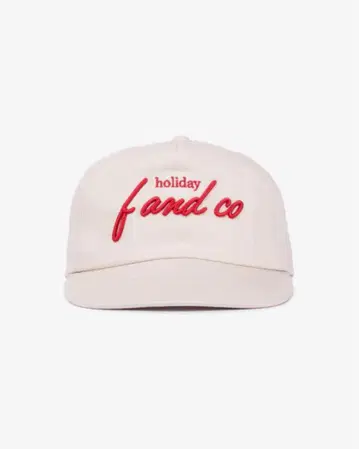 F AND CO. Holiday Cap - 5 Panel - 베이지