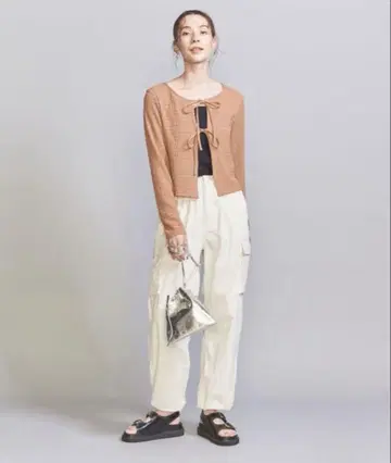 카고 팬츠 화이트