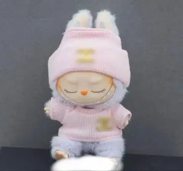 labubu 라부부 옷 갈아입기 의류 핑크 니트 2개 세트