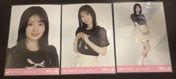 노기자카46 브로마이드 아타고 코코로 프릴 미니 스커트 3종 컴프