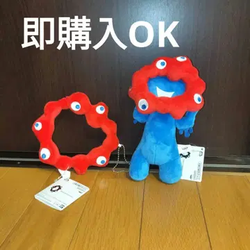Myaku Myaku 가방에 붙일 수 있는 봉제 인형 2종