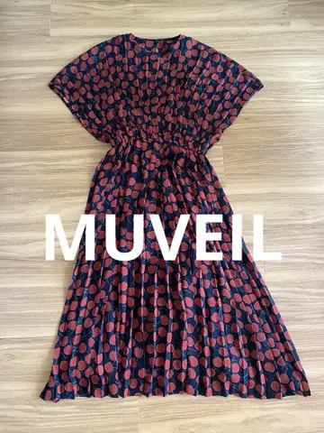 MUVEIL 체리 원피스 38 미사용