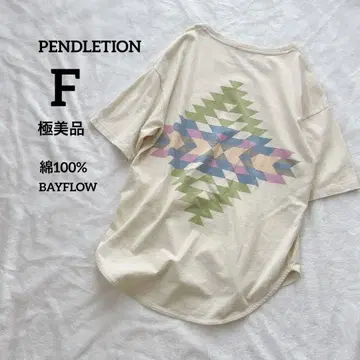 컨디션 최상 펜들턴 PENDLETION 백 프린트 티셔츠 프리 빅