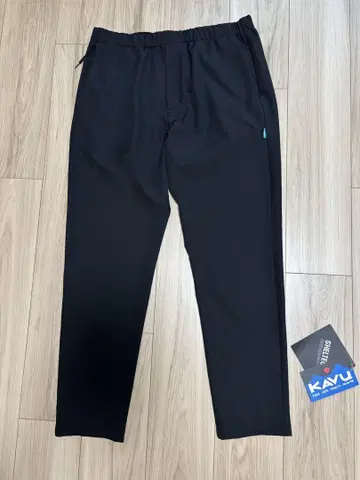 KAVU 블랙 팬츠 허리밴딩
