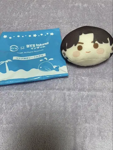 스시로 BTS Island 인더솜 콜라보 한정판 오테다마 봉제 인형 구쿠