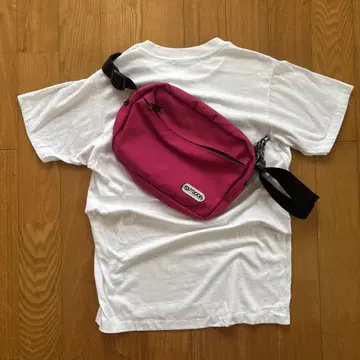 00s OUTDOOR 숄더백 핑크 시티 보이