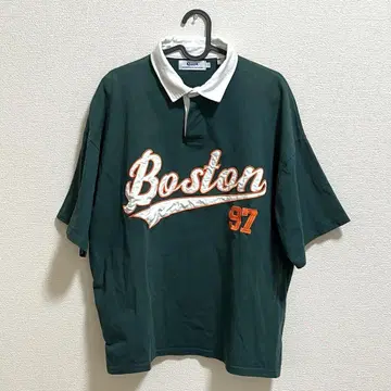 Quash 베이스볼 셔츠 반팔 티셔츠 Boston 97 사이즈 L