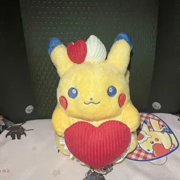 택 포함 PIKACHU DINER 봉제 인형 피카츄