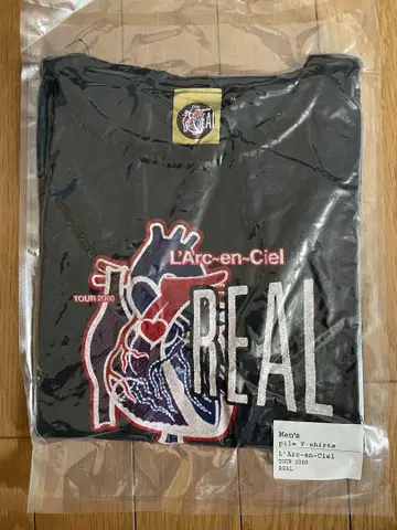 L'Arc~en~Ciel TOUR2000 REAL 티셔츠 M 사이즈