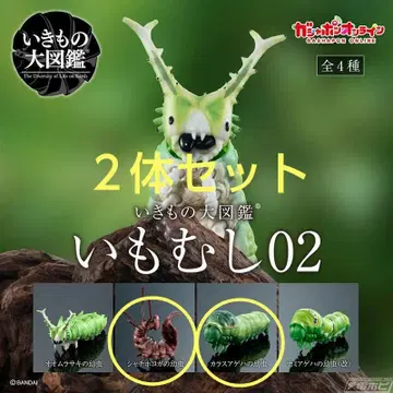 생물대도감 이모무시 2 샤치호코가 카라스아게하 2세트