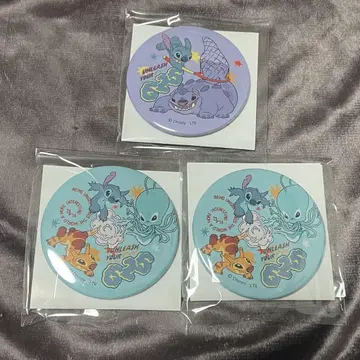 스티치 인 양 리 빅 캔뱃지 OH MY CAFE 3개
