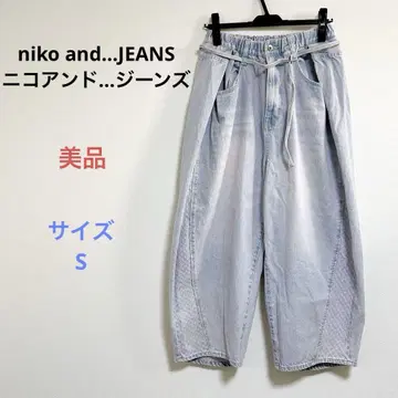 새상품급 niko and...JEANS 니코 앤... 와이드 청바지 S