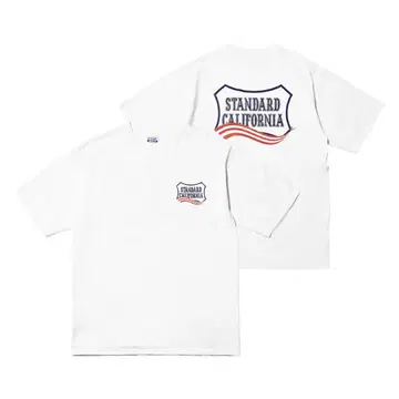 stndardcalifornia 헤비 웨이트 Shield Logo Tee