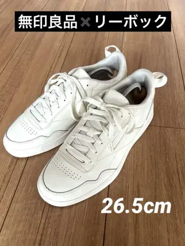 무인양품 x 리복 Reebok 콜라보 코트 스니커즈 26.5cm