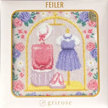 FEILER 그리 로즈 콜라보 손수건 (민트)