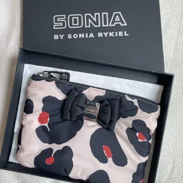 SONIA BY SONIA RYKIEL 레오파드 무늬 파우치