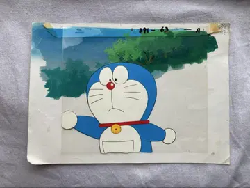 빈티지 도라에몽 애니메이션 셀화 배경화 포함