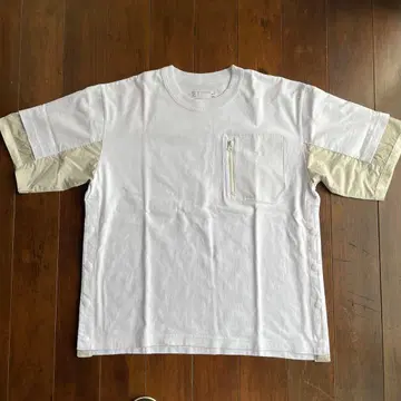 사카이 23ss 나일론 절개 티셔츠 23-03091M