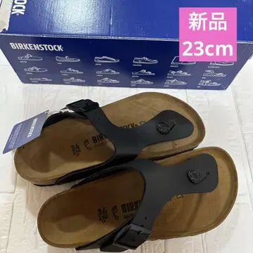 새상품 23cm 버켄스탁 라무세스 블랙 36 검정 샌들