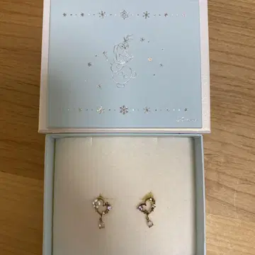 사만사 안나와 눈의 여왕 하트 모티브 귀걸이