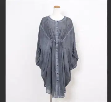 마라이카/차이하네 스톤 워시 판초 셔츠 미사용 새상품