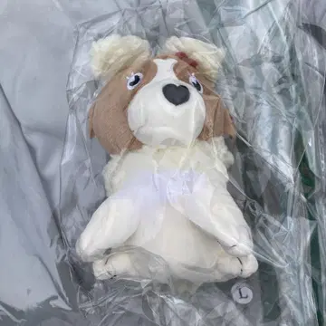 미개봉 새상품 그린 옐로우 컬러 사회 콜리플라워 봉제 인형 키링