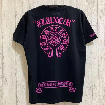 LUXE/R 서클 로고 프린트 반팔 티셔츠