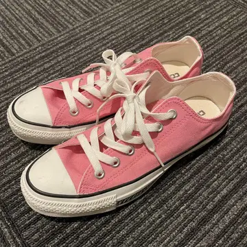 CONVERSE 핑크 로우 컷 스니커즈