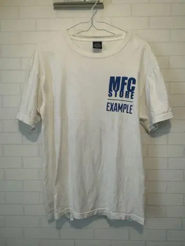 EXAMPLE MFC STORE XL 화이트 티셔츠