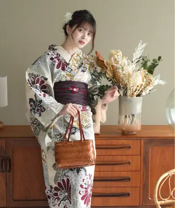 utatane 유카타 3개 세트 프리 사이즈