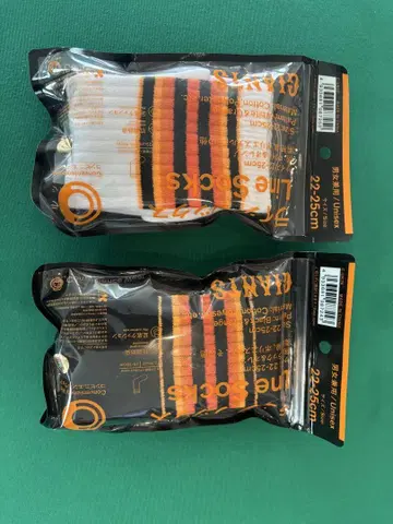 라인 양말 22-25 훼미리마트 자이언츠