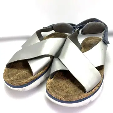 CAMPER 캠퍼 코르크 밑창 가죽 샌들 사이즈 36