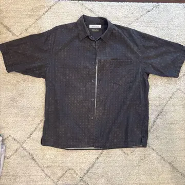 UNITED ARROWS 반팔 셔츠 다크 그레이