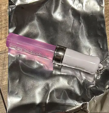 네코마타 오카유 미니 응원봉 키링