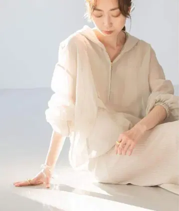 시어 아노락 후드티