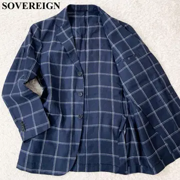 SOVEREIGN 유나이티드 애로우즈 테일러드 자켓 린넨 체크