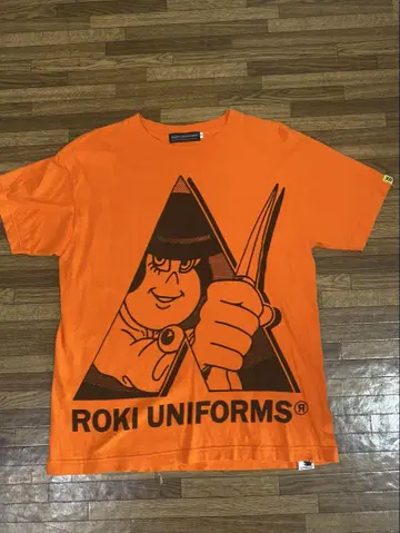 ROKI UNIFORMS 티셔츠 오렌지 JETRINK 시계 채비