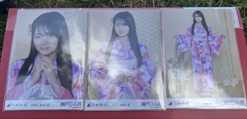 노기자카46 브로마이드 세토구치 코코로 유카타 3종 컴프