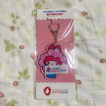 오사카 엑스포 산리오 마이멜로디 아크릴 키링 회장에서만 판매되는 한정판