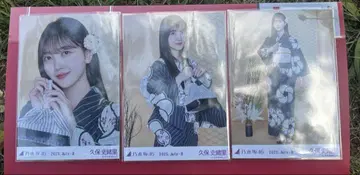 노기자카46 브로마이드 쿠보 시오리 유카타 3종 컴프