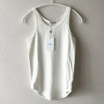 CLANE 화이트 탱크탑