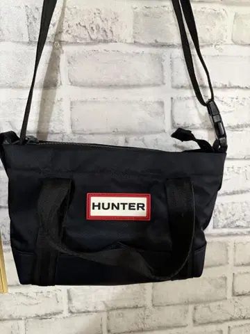 HUNTER 블랙 숄더백 정품